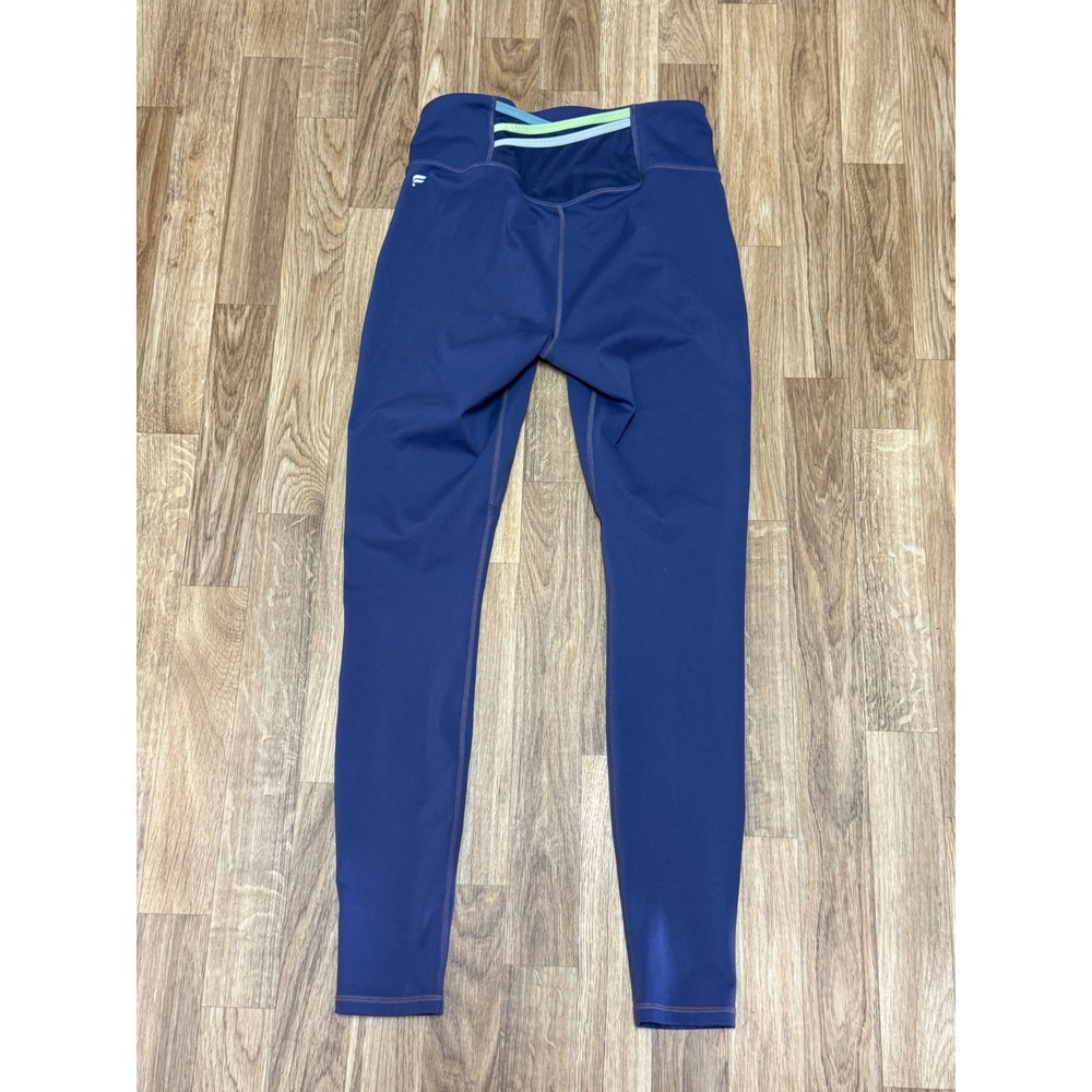 Fabletics Motion365 High Waisted Leggings Purple Mesh Back Pocket Medium - Picture 9 of 10